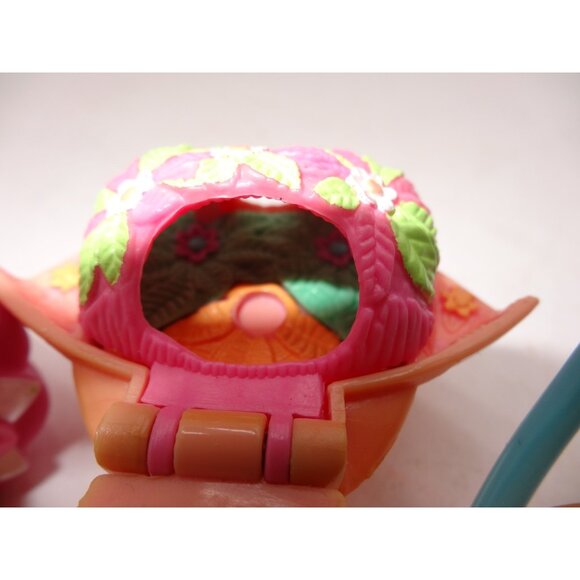 Polly Pocket Fountain Fantasy Waterlily Pink Lotus Flower Bluebird Vintage 1996 - Picture 9 of 16
